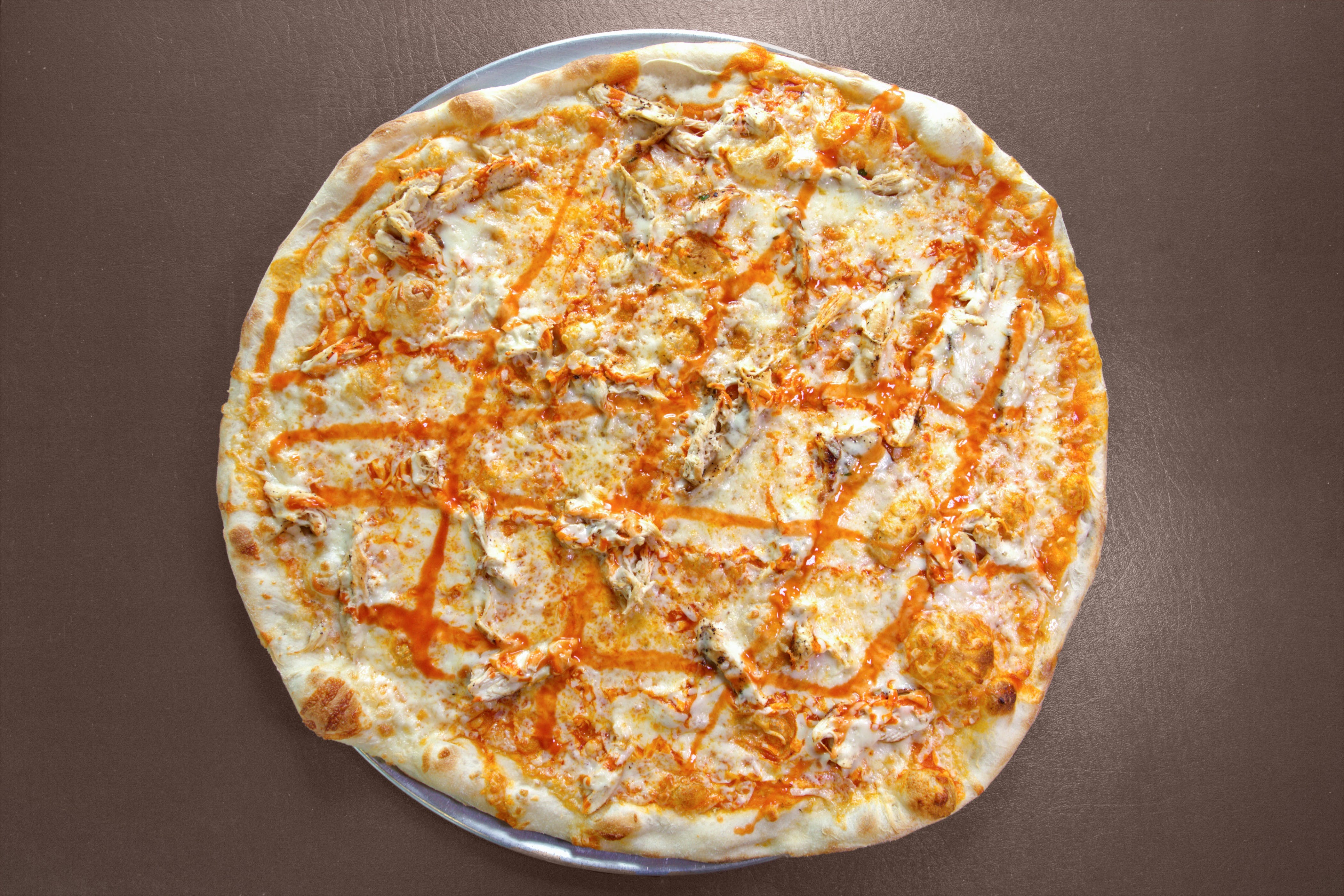 Order Chicken Parmigiano Pizza - Small 12" food online from King Pizza store, Fogelsville on bringmethat.com