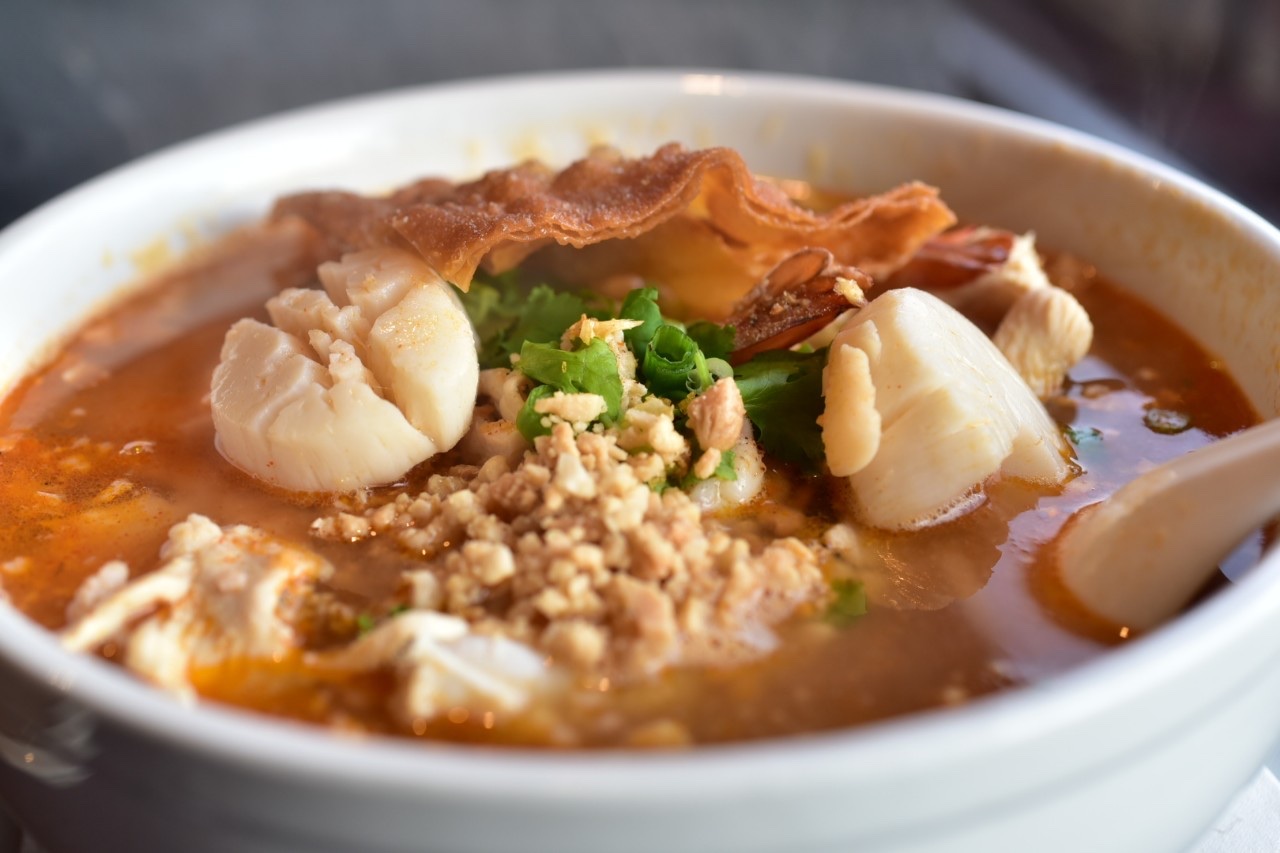 Order Tom Yum Noodle Soup food online from Brown Sugar Cafe store, Boston on bringmethat.com