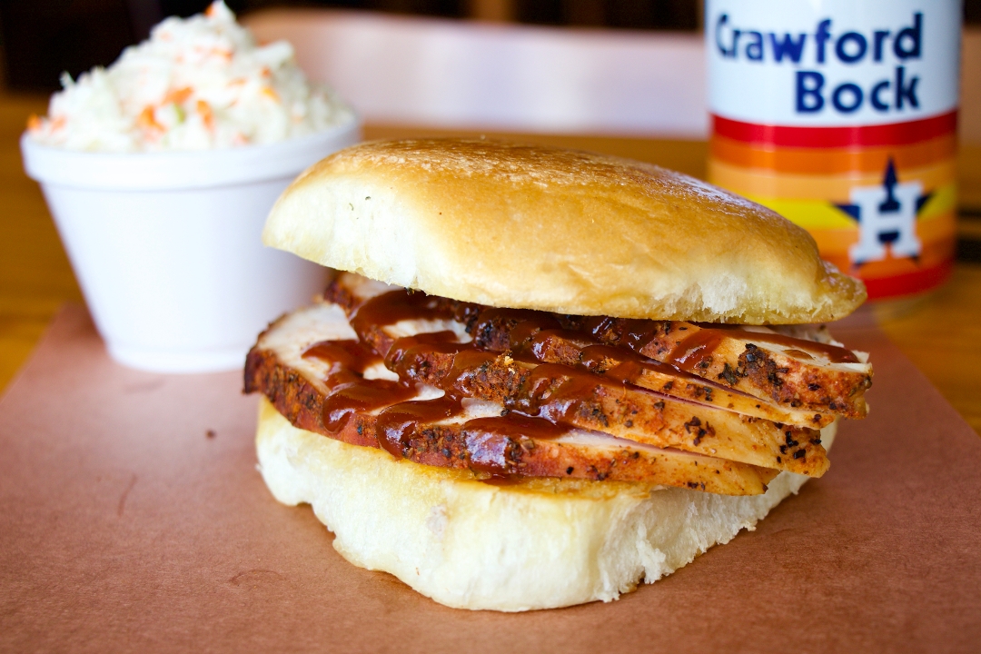 Order Pepper Turkey Sandwich food online from 2 Guys 1 Pit Bbq & Catering store, Tomball on bringmethat.com