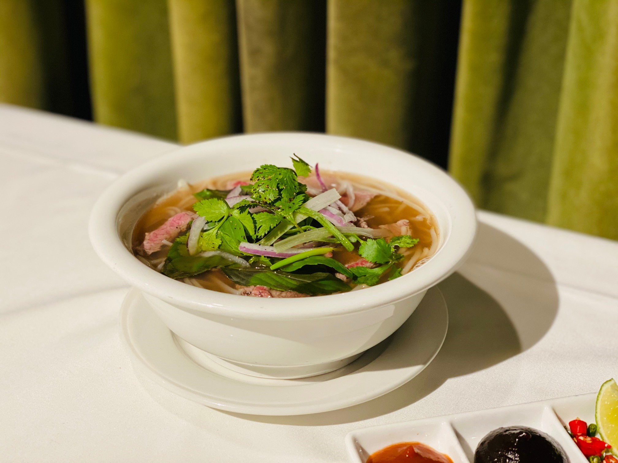 Order Beef Pho Soup food online from Tamarine Restaurant store, Palo Alto on bringmethat.com
