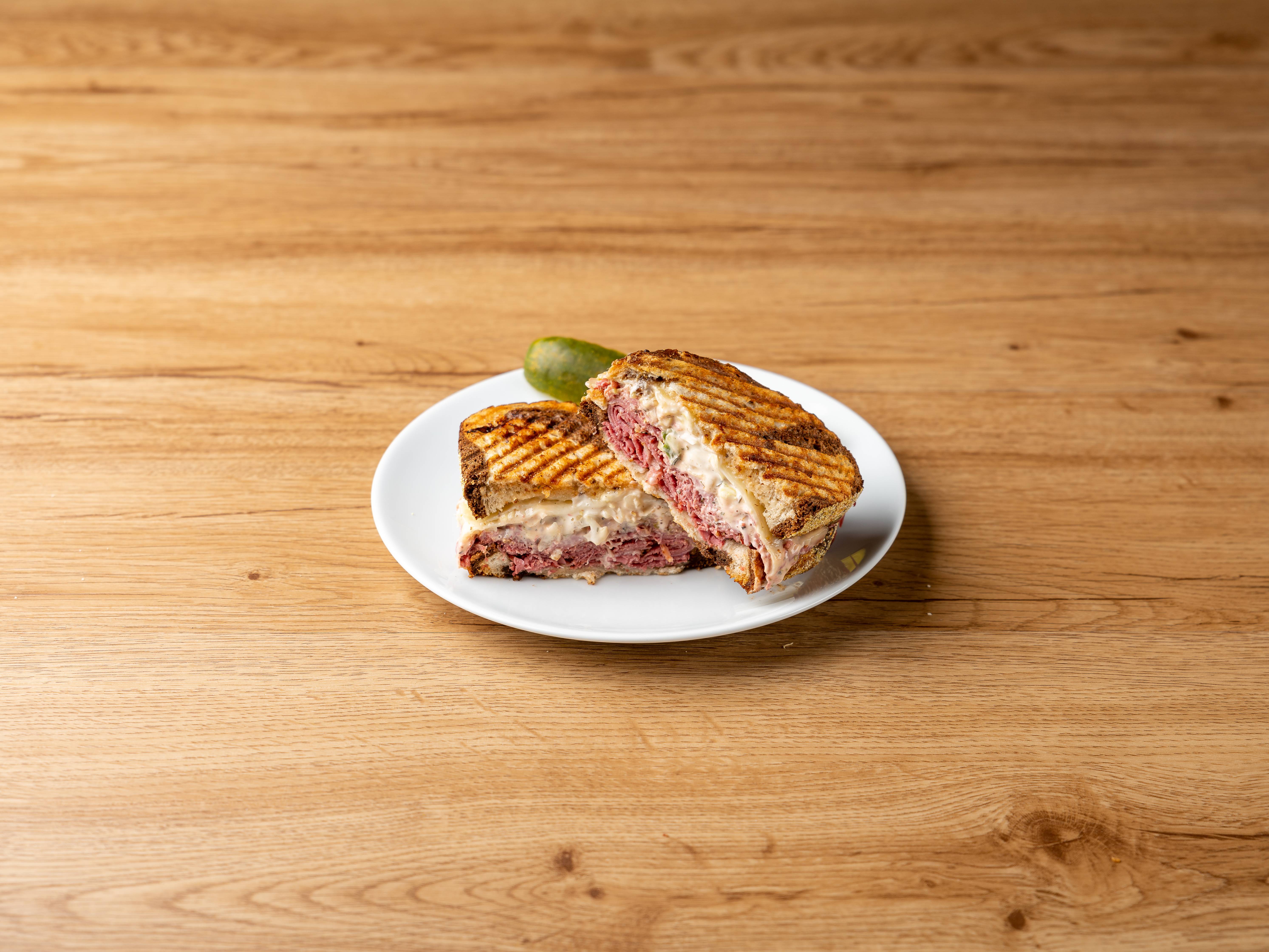 Order Marie's Pastrami Panini food online from Deli On North Avenue store, Pittsburgh on bringmethat.com