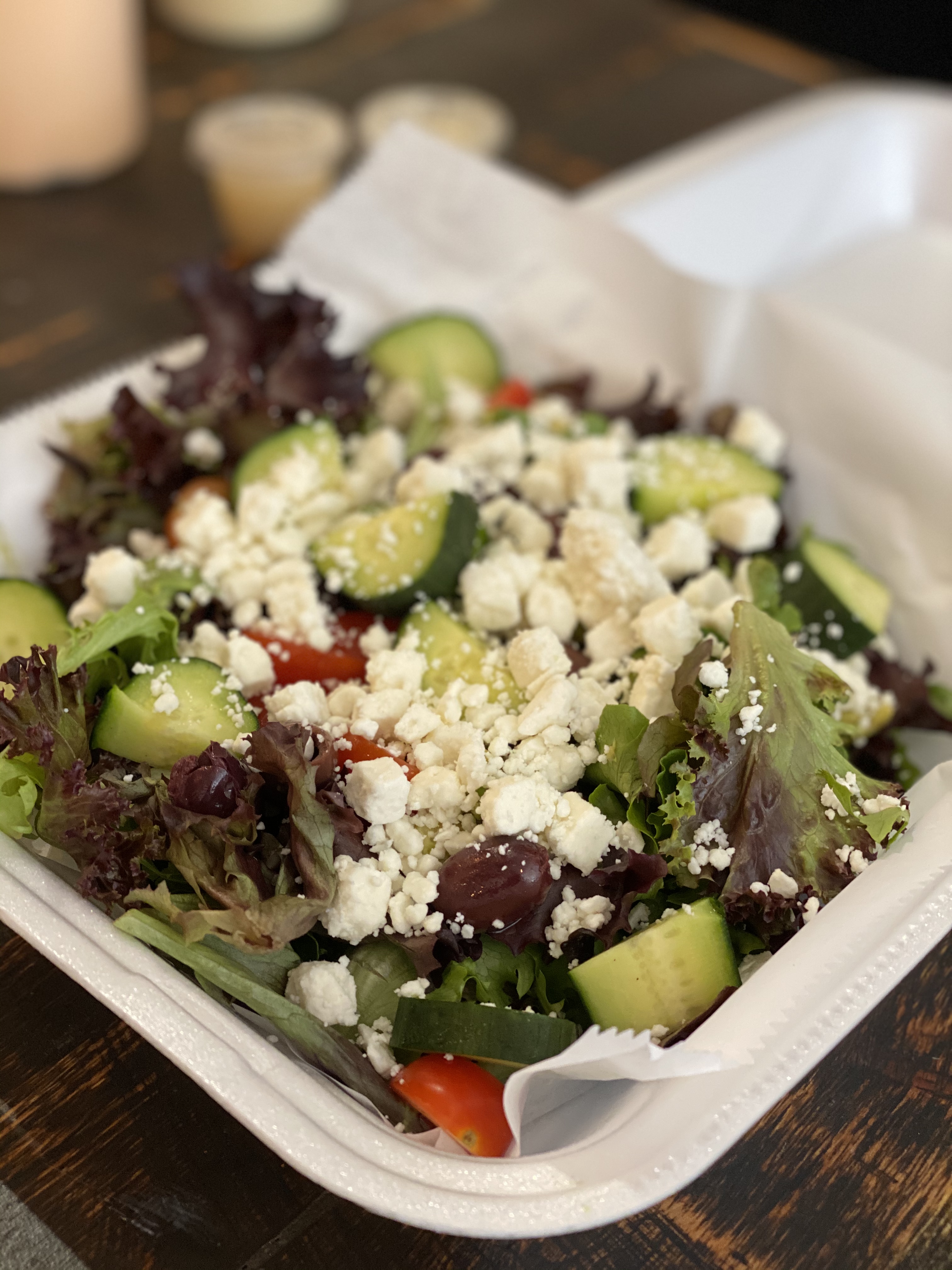 Order Avocado Greek Salad food online from Geppetto Cafe store, Pittsburgh on bringmethat.com