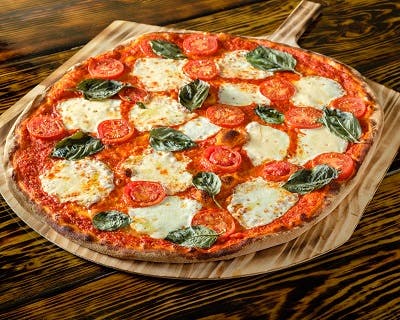 Order Pizza Margherita - Small 12'' food online from Flamez wood fired pizza store, Blackwood on bringmethat.com