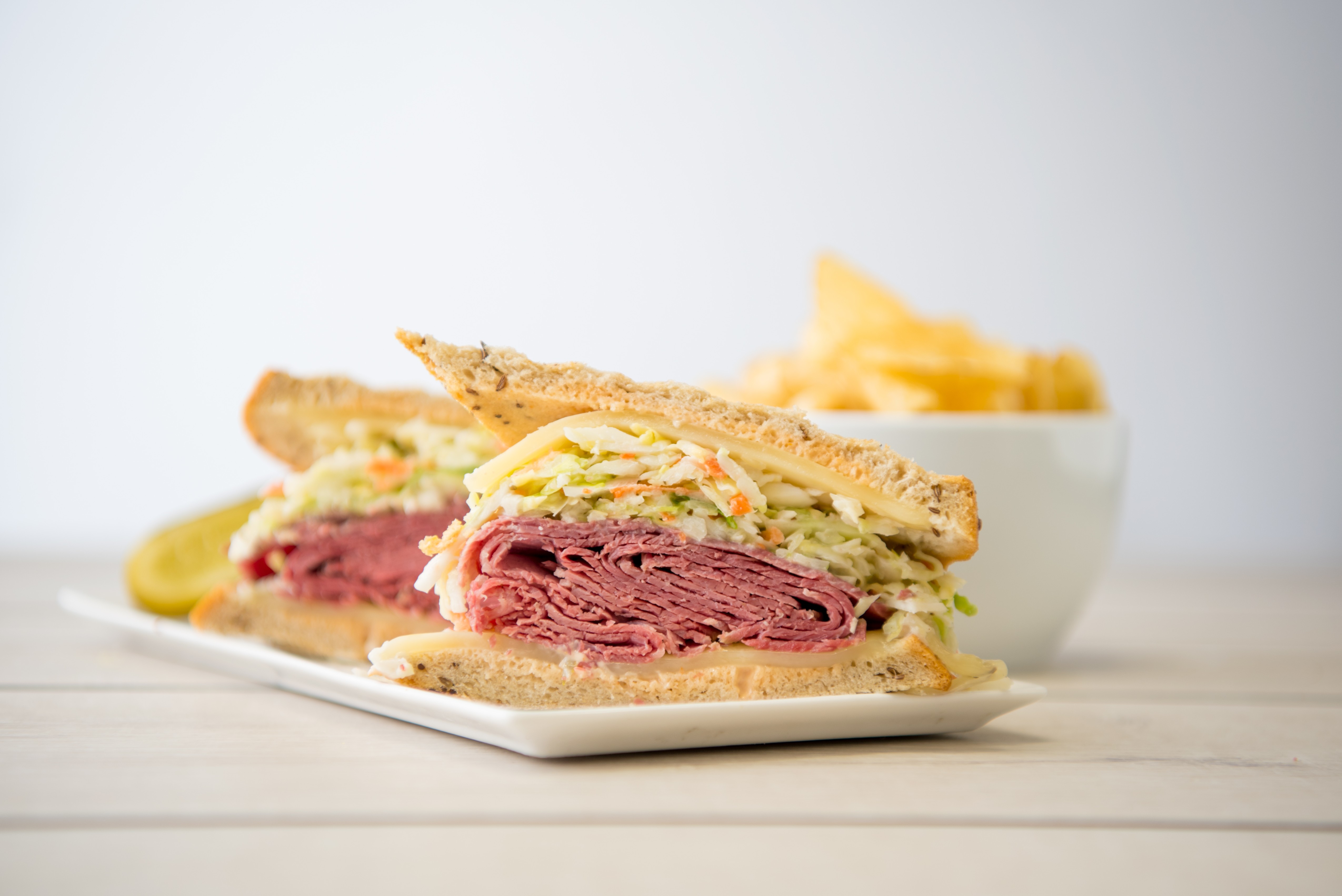 Order Corned Beef Heaven Sandwich food online from Grilled Cheese Heaven store, Los Angeles on bringmethat.com