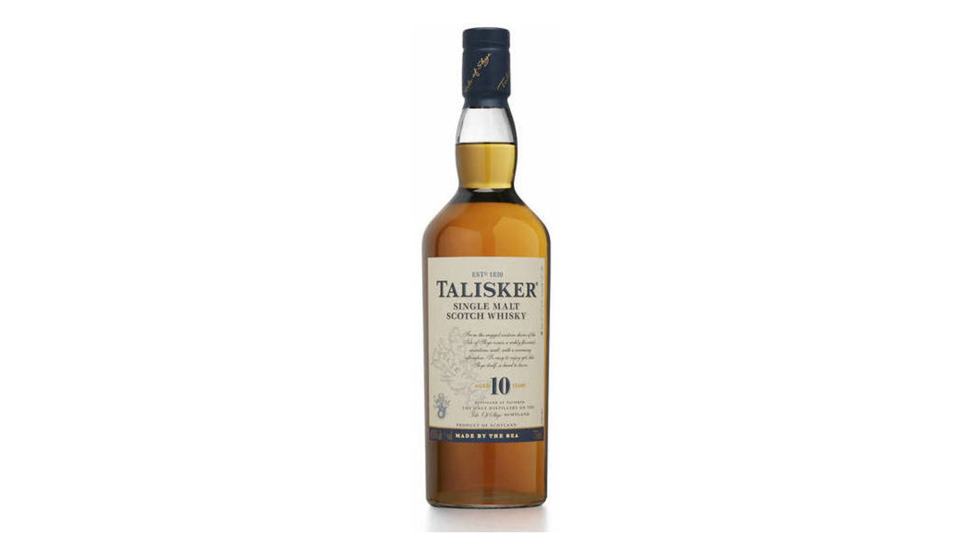 Order Talisker Isle of Skye Single Malt Scotch Whisky 10 Year 750mL food online from Dimension Liquor store, Lake Forest on bringmethat.com