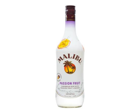 Order Malibu, Passion Fruit Caribbean Rum · 1 L  food online from House Of Wine store, New Rochelle on bringmethat.com