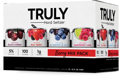 Order Truly berry seltzer 12oz 12 pk cans  food online from Bws Beverage 2 store, Chicago on bringmethat.com
