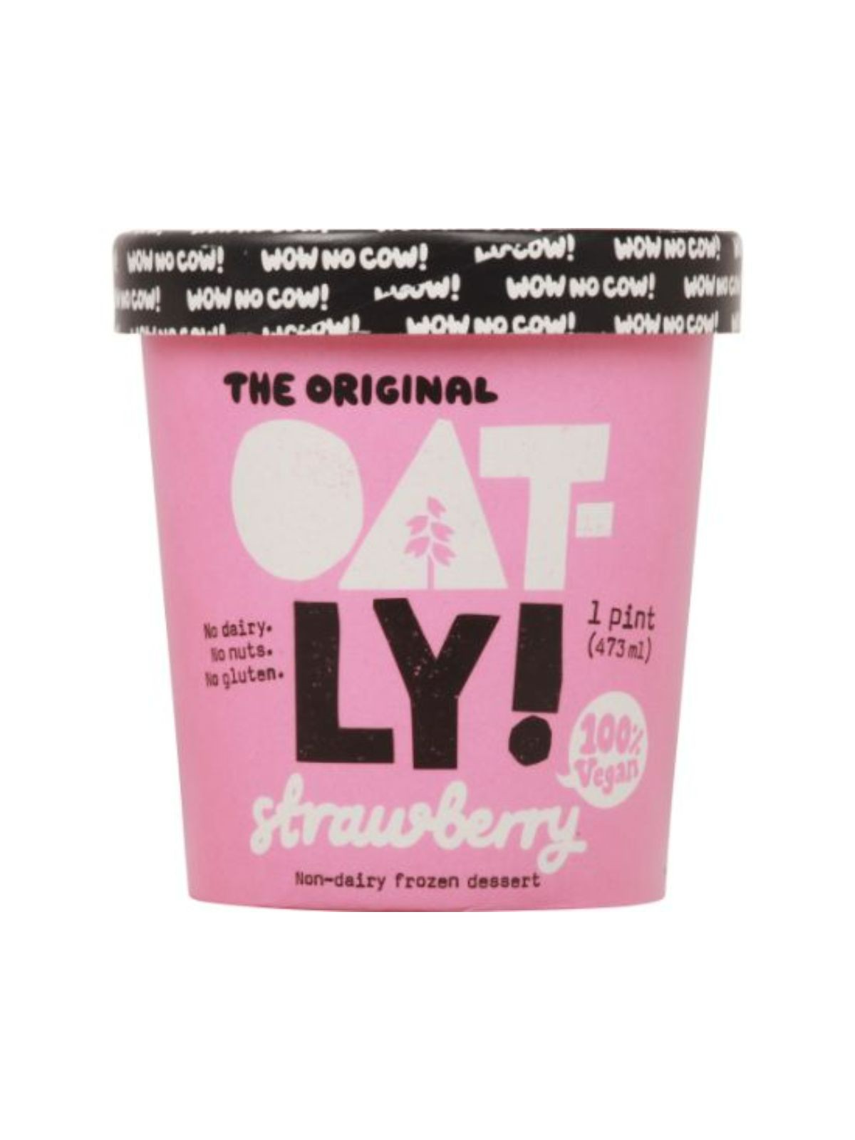 Order Oatly Strawberry Frozen Dessert (1 Pint) food online from Stock-Up Mart store, Minneapolis on bringmethat.com