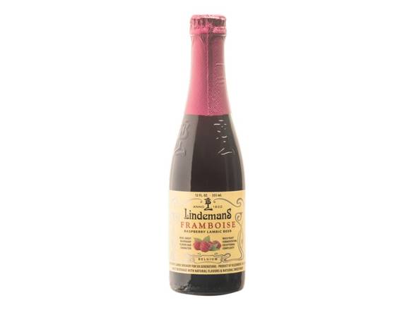 Order Lindemans Framboise Lambic - 12oz Bottle food online from Goody Goody Liquor store, Dallas on bringmethat.com