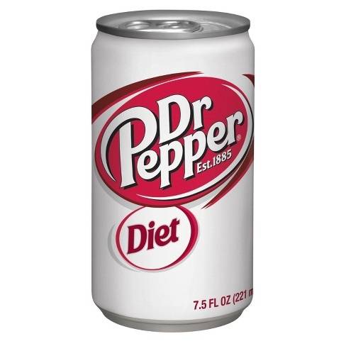 Order Diet Dr Pepper food online from Ike's Tender Shack store, Newark on bringmethat.com