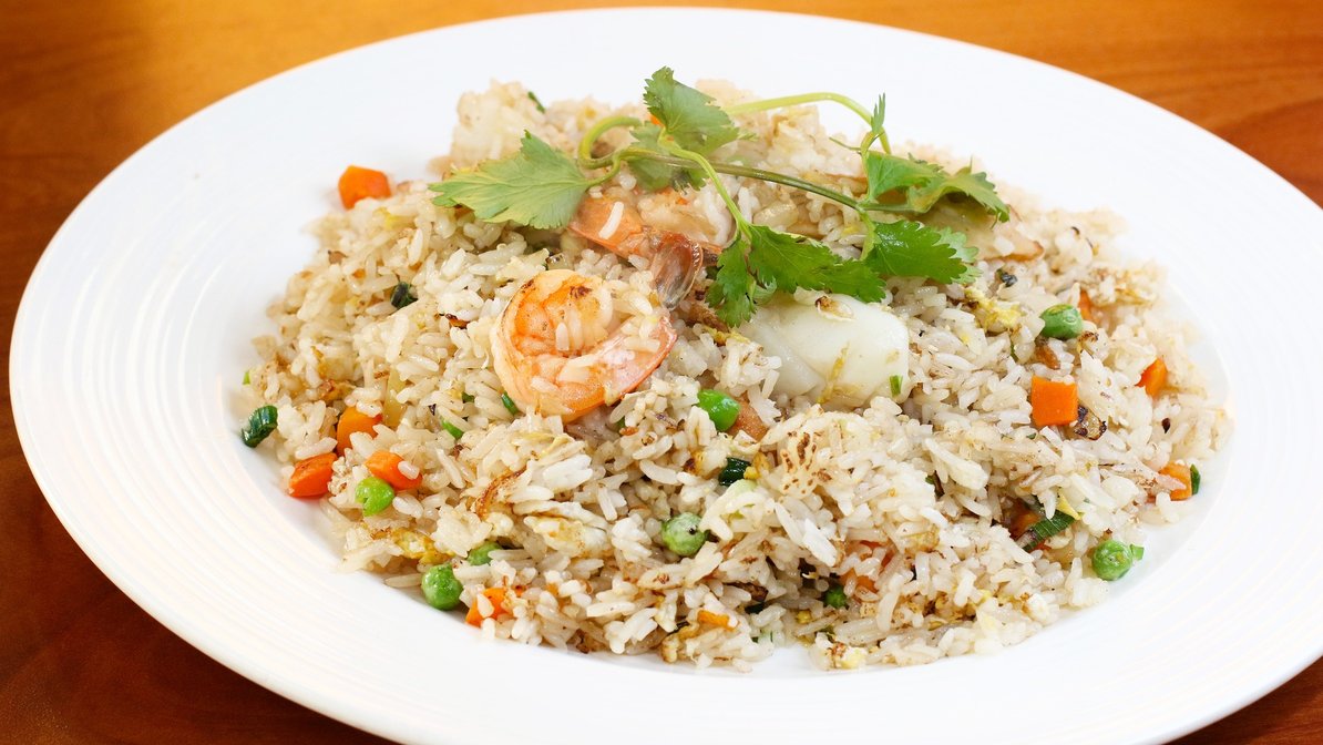 Order Seafood Fried Rice Plate food online from Sunflower Garden store, San Francisco on bringmethat.com