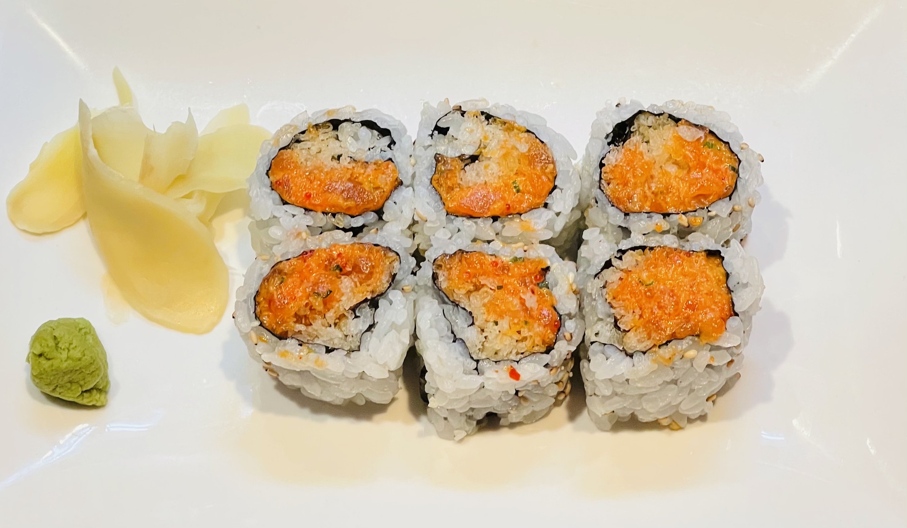 Order 12. Spicy Crunch Roll food online from Mikaku store, New York on bringmethat.com