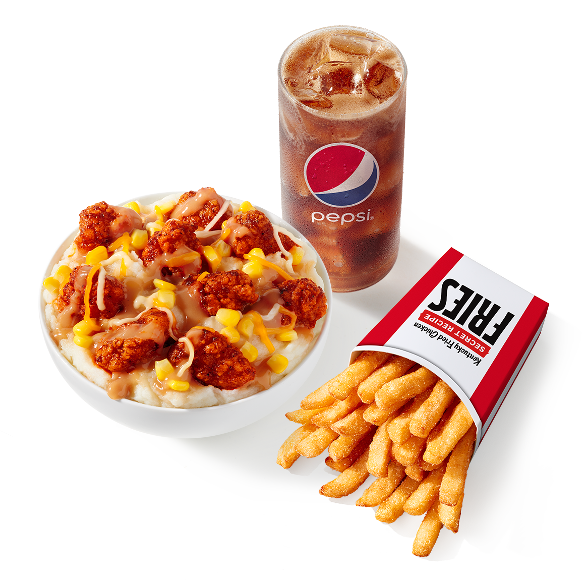 Order Spicy Famous Bowl Meal food online from Kfc store, Plymouth on bringmethat.com