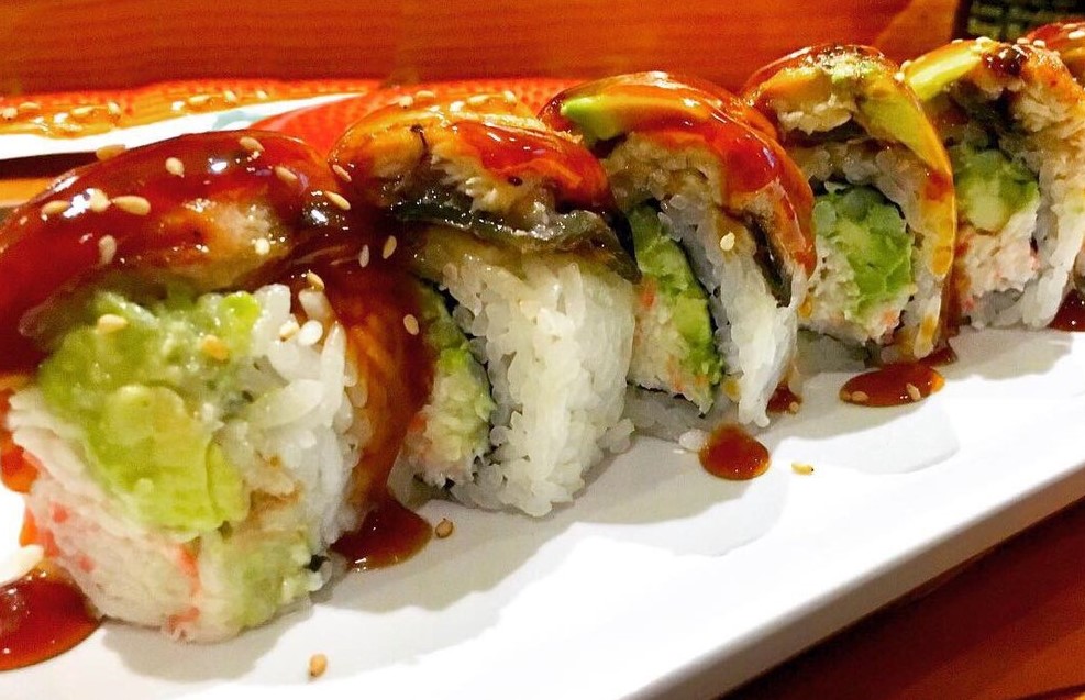 Order 2. Dragon Roll food online from Sushi Town store, Costa Mesa on bringmethat.com