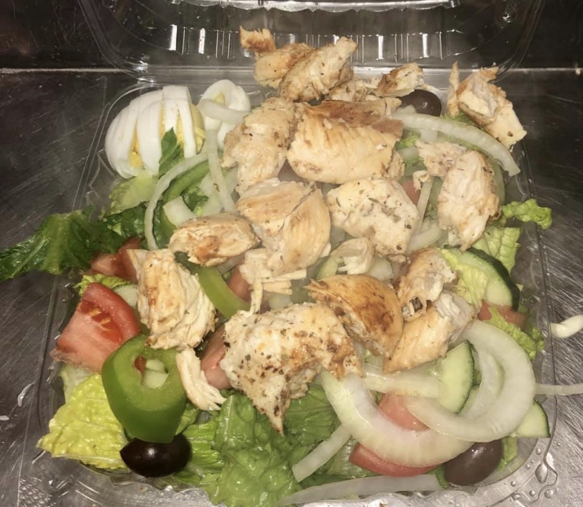Order Grilled Boneless Chicken Salad food online from Galaxy Pizza store, Philadelphia on bringmethat.com