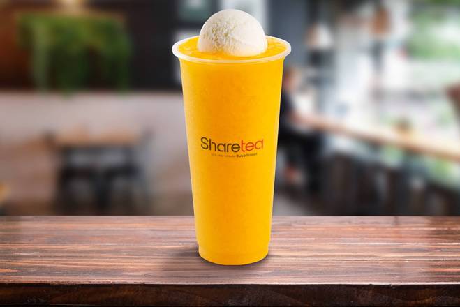 Order (44) Mango Ice Blended with Ice Cream food online from Sharetea store, Ann Arbor on bringmethat.com