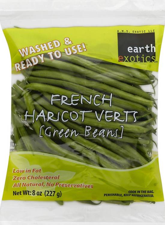 Order Earth Exotics · French Haricot Verts Green Beans (8 oz) food online from Safeway store, Dixon on bringmethat.com