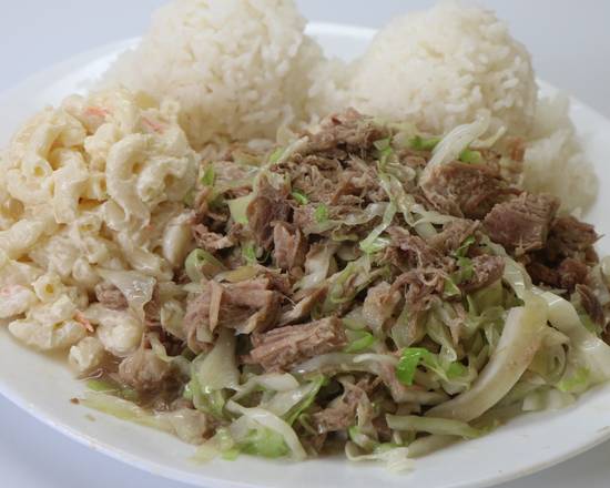 Order Kalua Pork with Cabbage food online from Oh My Grill store, Honolulu on bringmethat.com