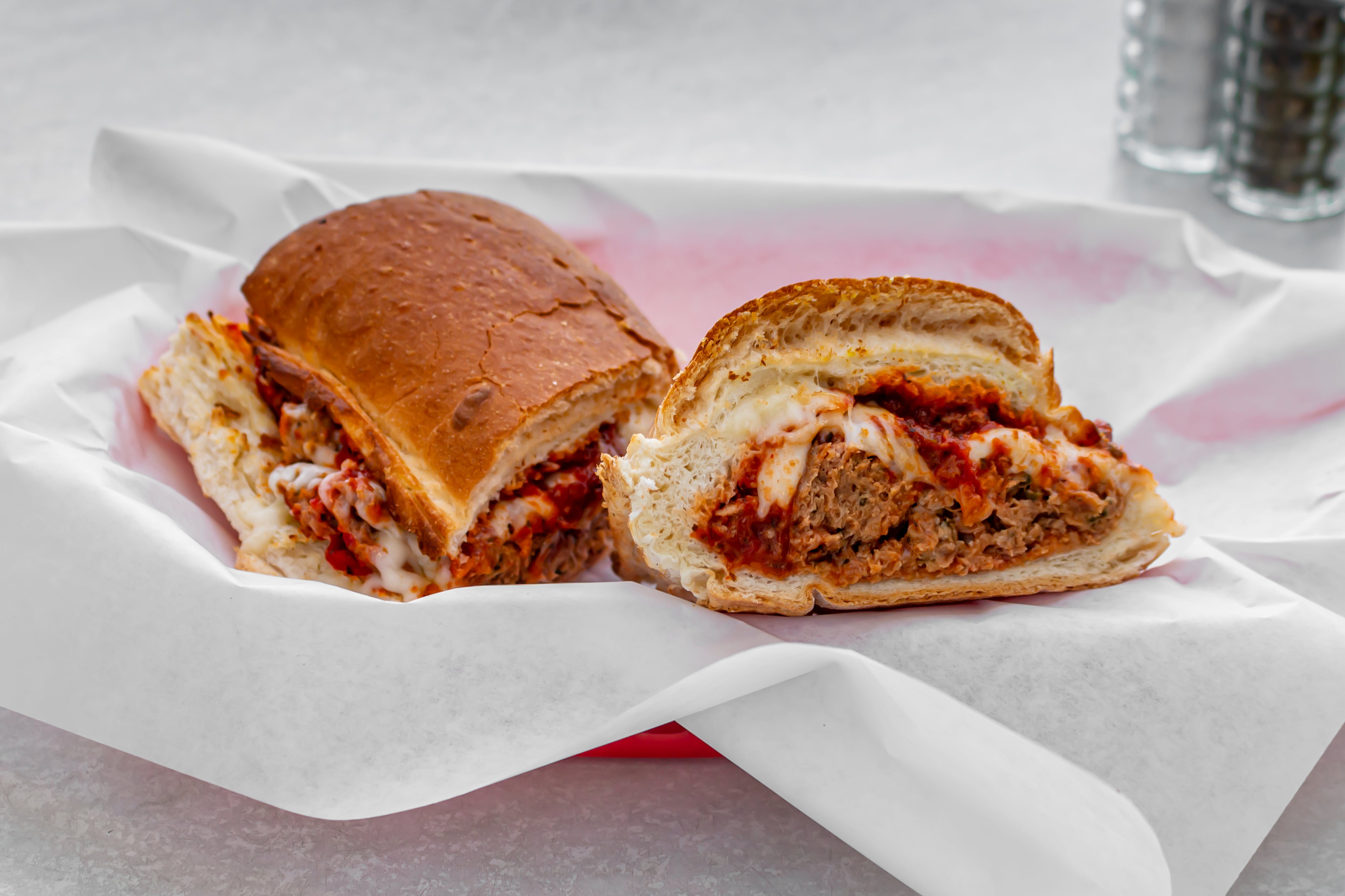 Order Meatball Sandwich - Small 6'' food online from Jack's Pizza & Subs store, Torrance on bringmethat.com