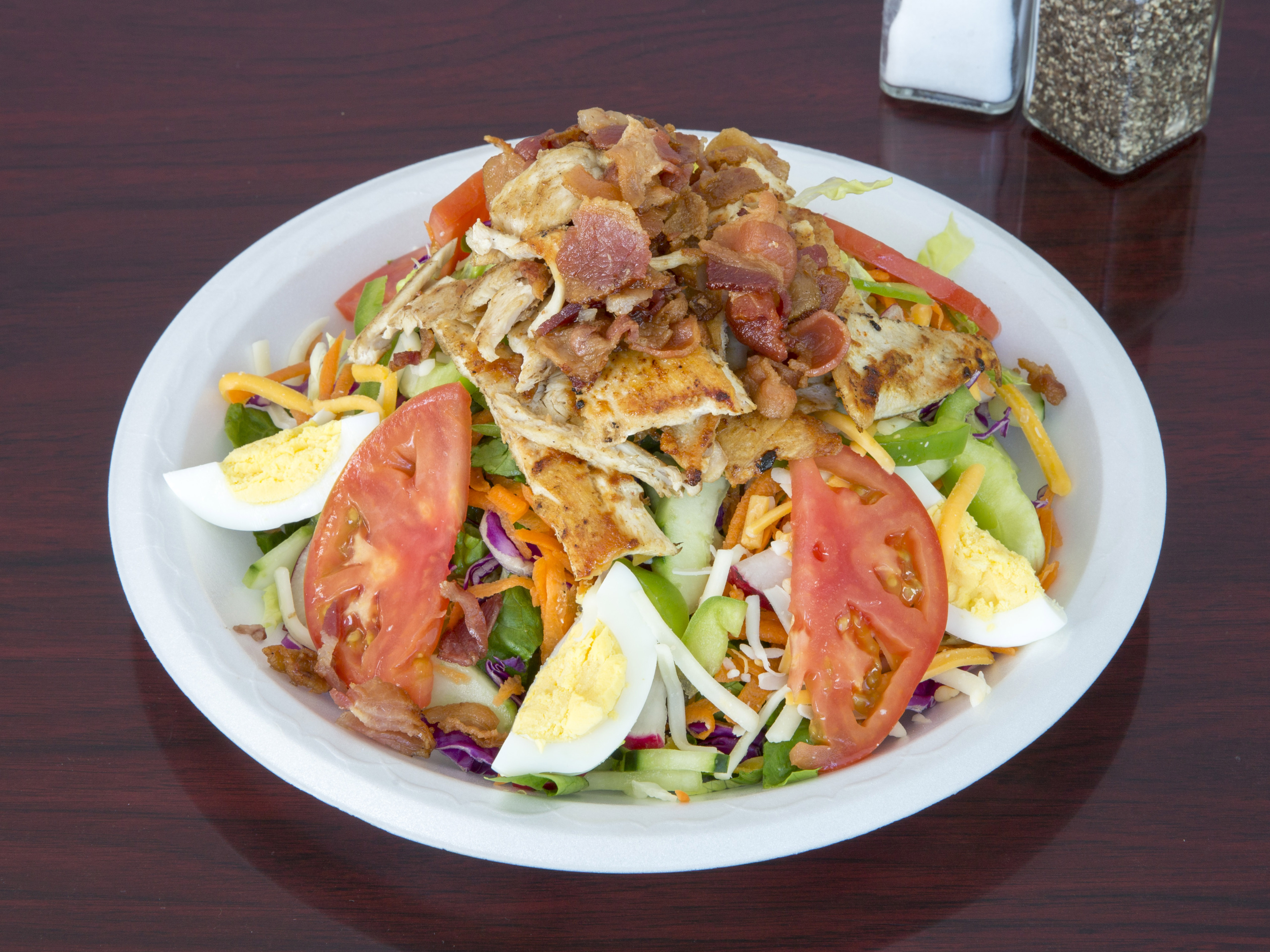 Order Cobb Salad Lunch food online from Fair Oaks Burger store, Altadena on bringmethat.com