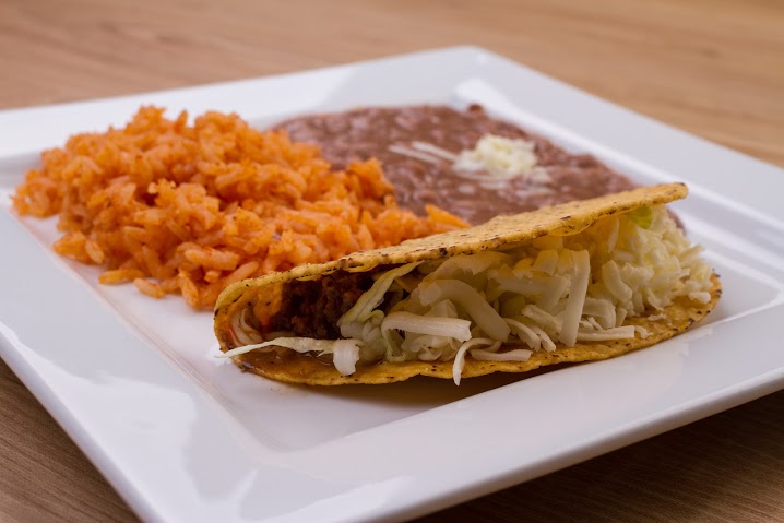 Order Kids Taco Plate food online from Taqueria Mexico store, Hoover on bringmethat.com