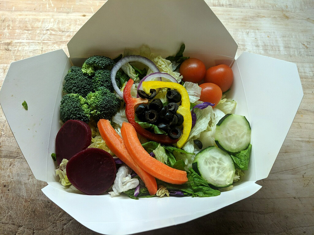 Order Fresh Garden Salad food online from La Vals Pizza store, Alameda on bringmethat.com