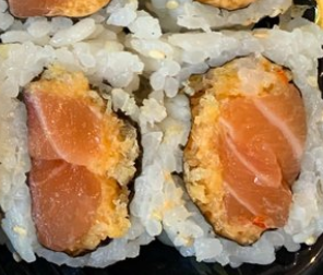 Order Spicy Salmon Maki food online from Hoshiya Sushi store, Brighton on bringmethat.com