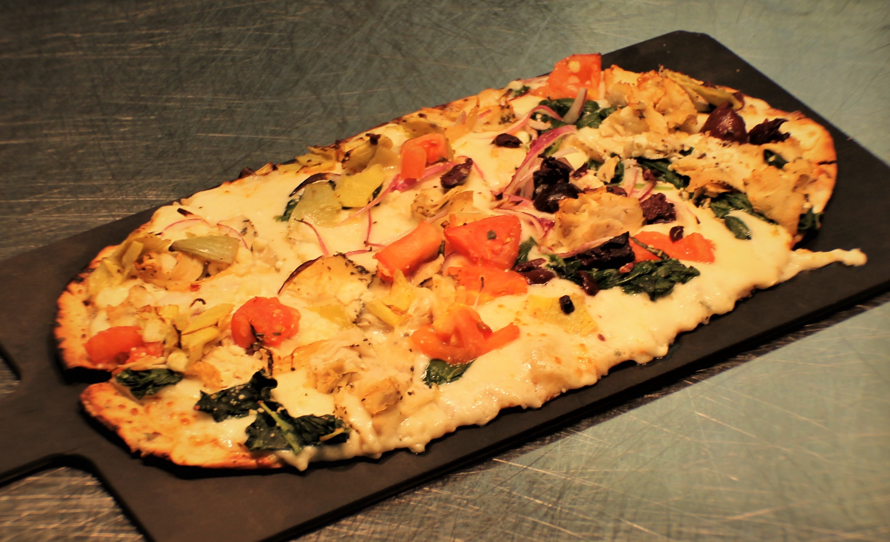 Order Vegetarian Flatbread food online from The Bungalow Alehouse store, Ashburn on bringmethat.com