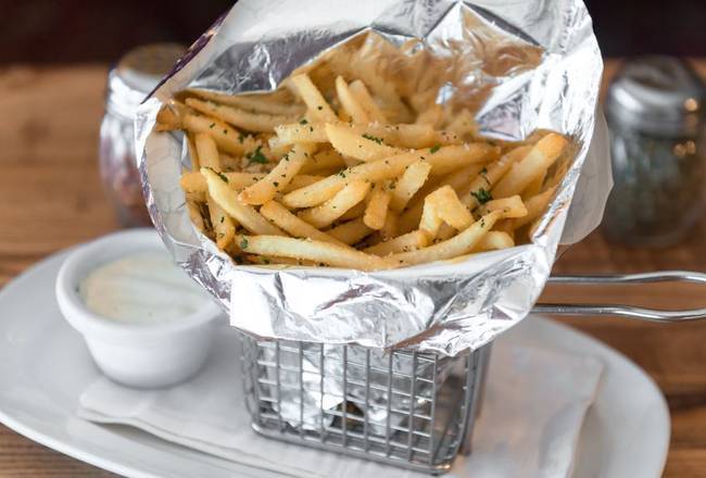 Order Garlic Parmesan Fries  food online from Giordano store, Canton on bringmethat.com