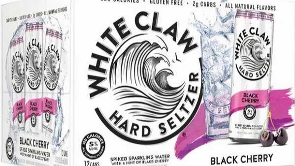 Order White Claw Black Cherry 12 Pack 12 oz can food online from Rebel store, San Jose on bringmethat.com