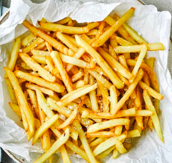 Order French Fries food online from Gold Leaf Pastry Shop store, Linden on bringmethat.com