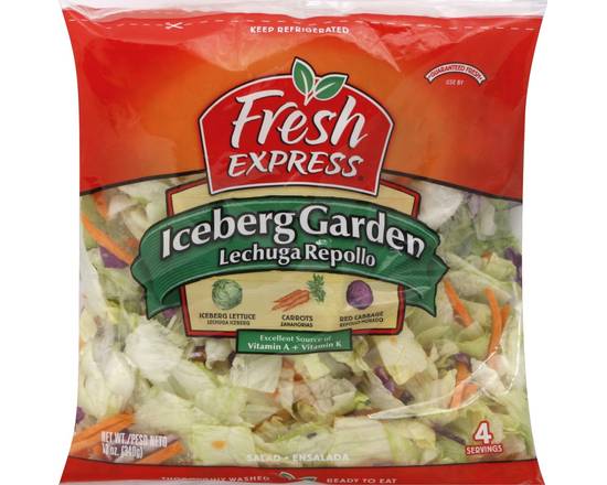 Order Fresh Express · Iceberg Garden Salad (12 oz) food online from Shaw's store, Windham on bringmethat.com