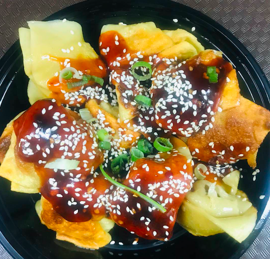 Order Hot Wonton with Spicy Sesame Sauce food online from Hai Sing Chinese Restaurant store, Yonkers on bringmethat.com