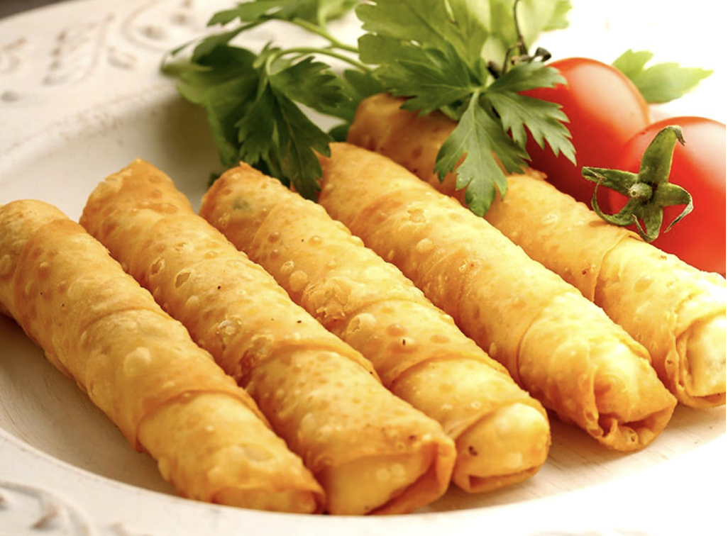 Order Cheese Rolls ( 5pcs ) food online from Turkish Pita Place store, Newark on bringmethat.com