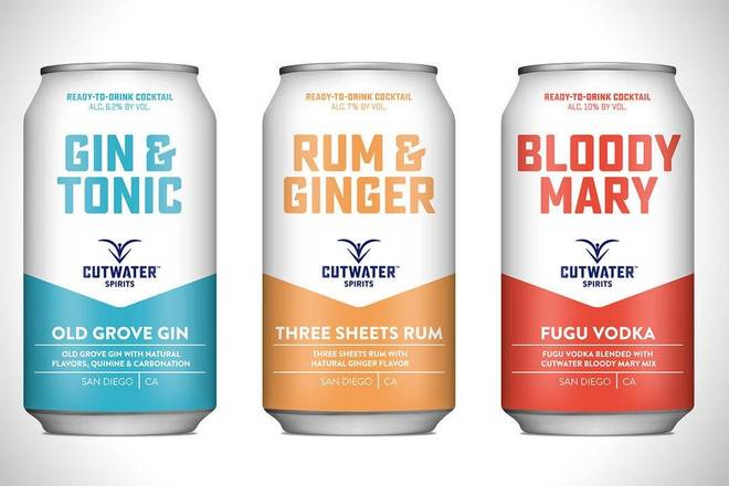Order Cutwater - 4 Pack Cans food online from Divine Wine and Spirits store, San Diego on bringmethat.com