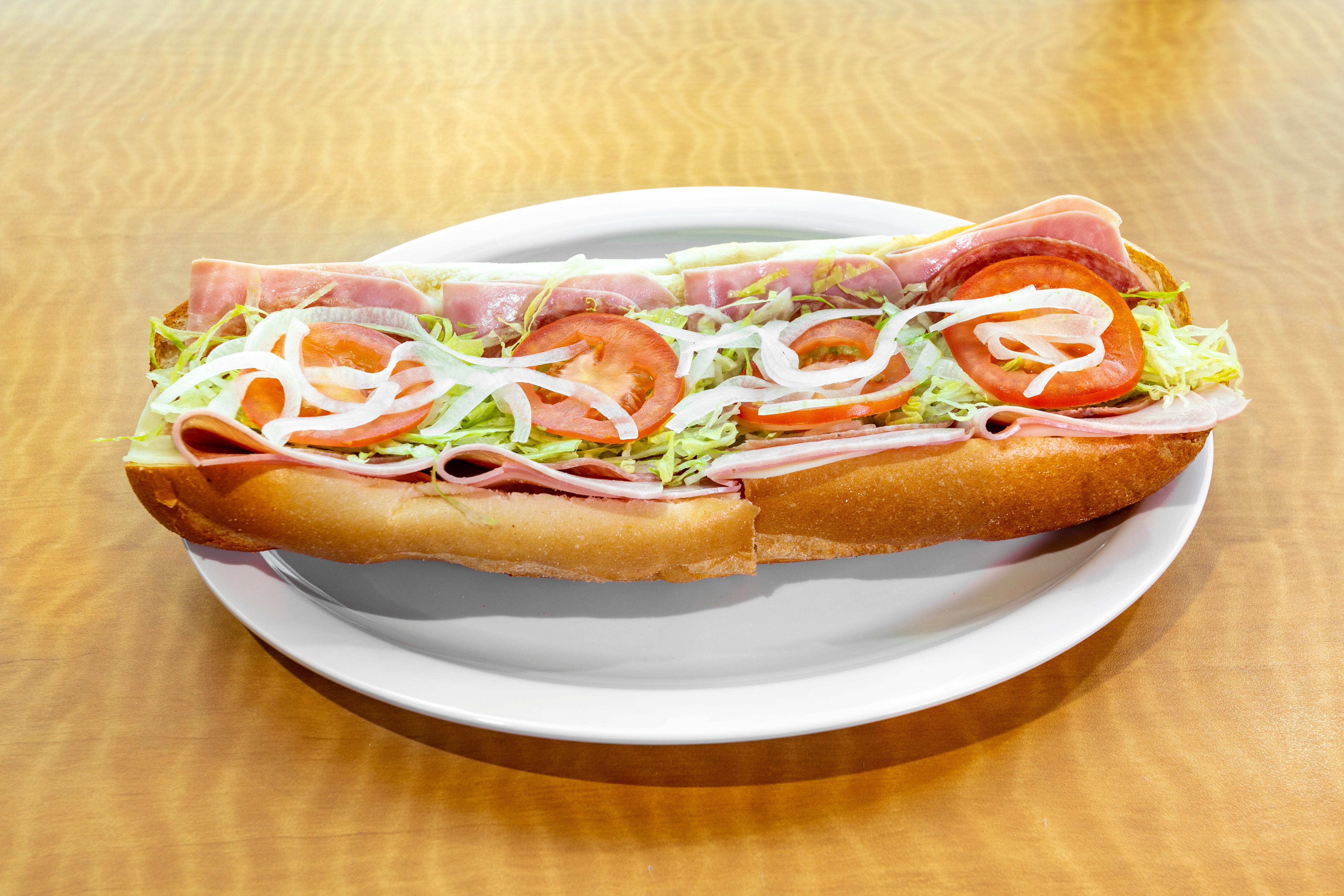 Order Italian Hoagie - 12'' food online from Mario Cafe & Pizzeria store, East Greenville on bringmethat.com