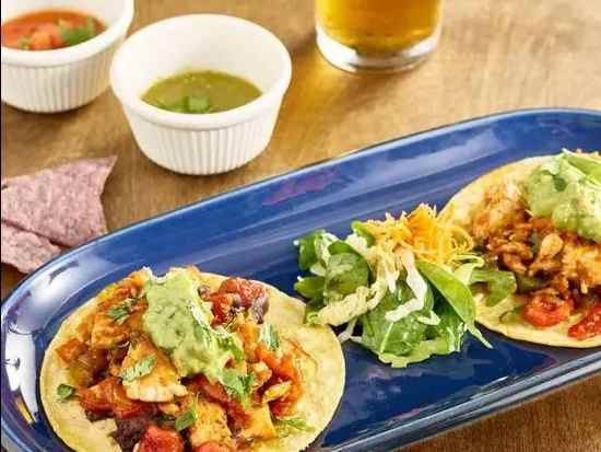 Order Salmon Tacos (Gluten-Free) food online from A Votre Sante store, Los Angeles on bringmethat.com