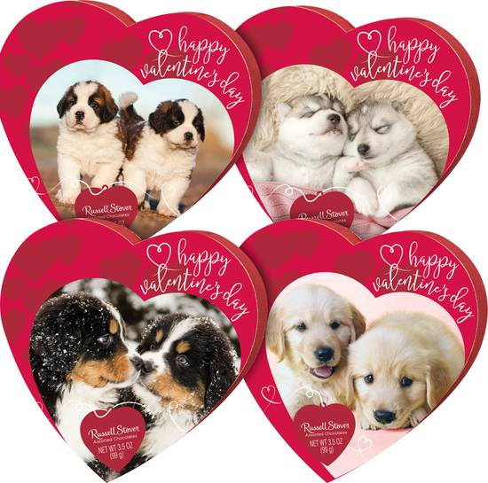 Order Russell Stover Assorted Chocolates, Pets Heart Box Designs - 3.5 oz food online from Rite Aid store, Hercules on bringmethat.com