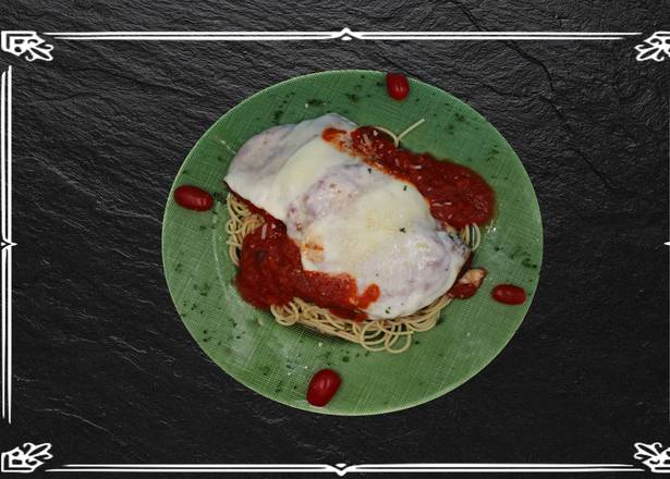 Order Chicken Parmigiana food online from Roma Restaurant & Pizzeria store, Clifton on bringmethat.com