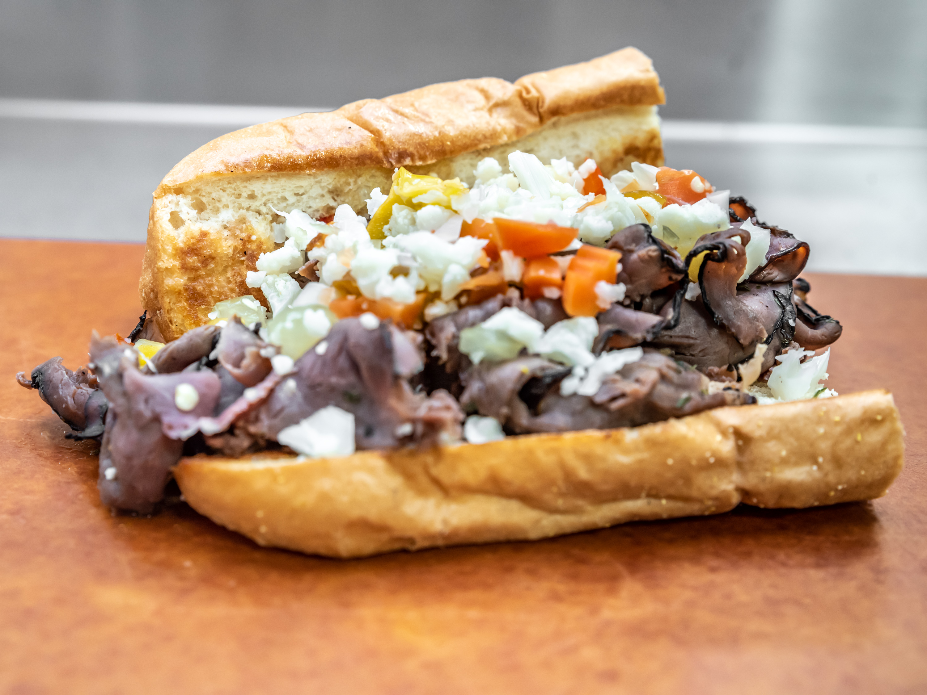 Order Italian Beef Sandwich food online from Ghosted Concepts store, Haymarket on bringmethat.com