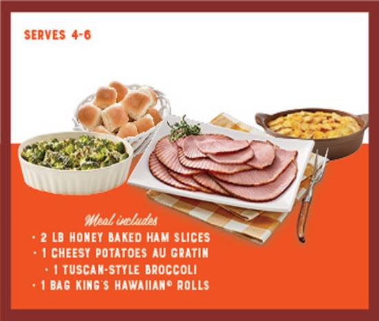 Order 2 lb Ham By-the-Slice Supper                  food online from The HoneyBaked Ham Company store, Savannah on bringmethat.com