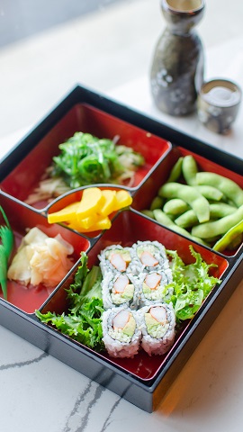 Order California Roll Bento Box food online from Chinese Kitchen Sushi store, Chicago on bringmethat.com