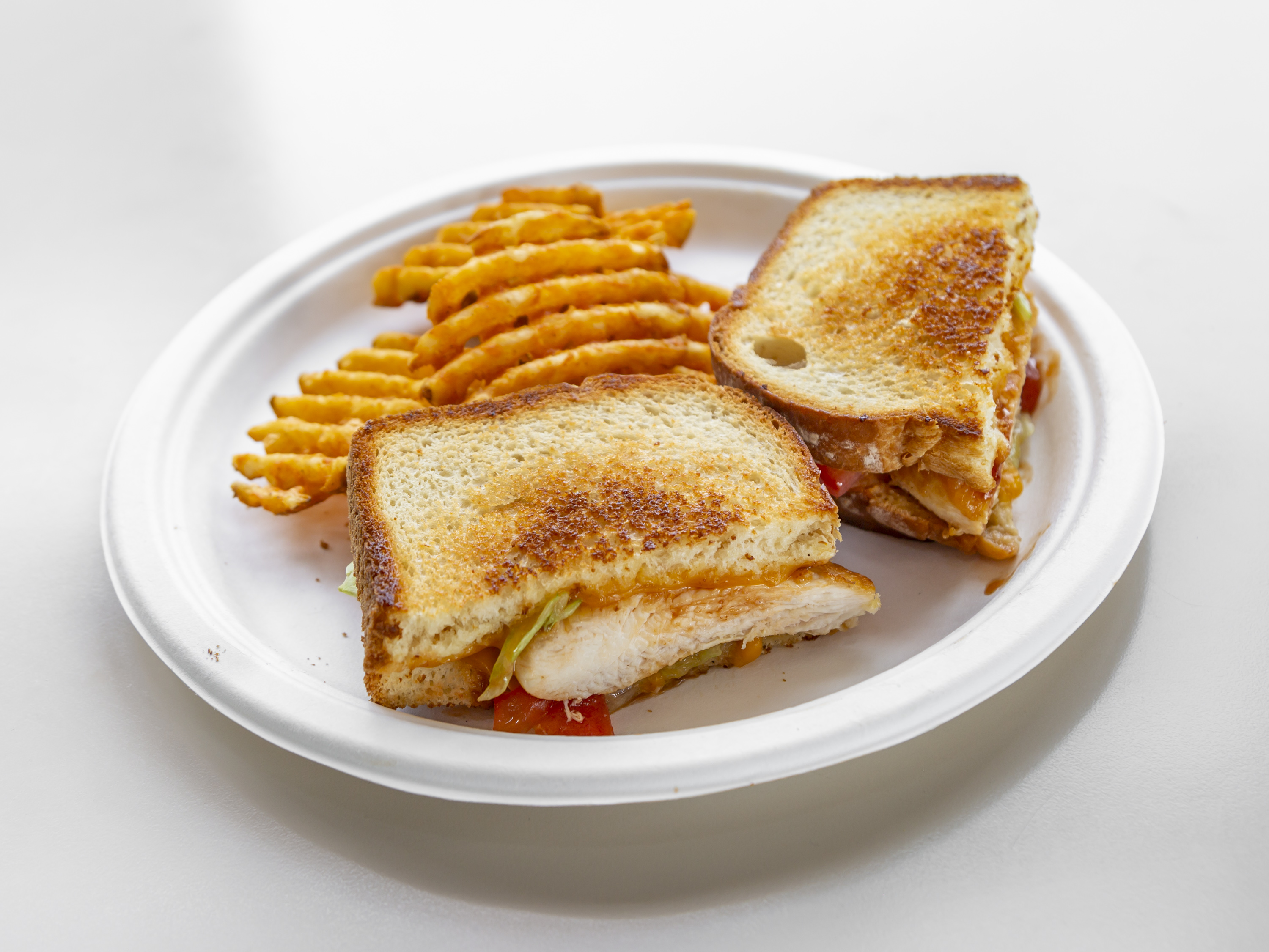 Order Barbecue Chicken Melt food online from Meltdown Meals Llc store, Country Club Hills on bringmethat.com