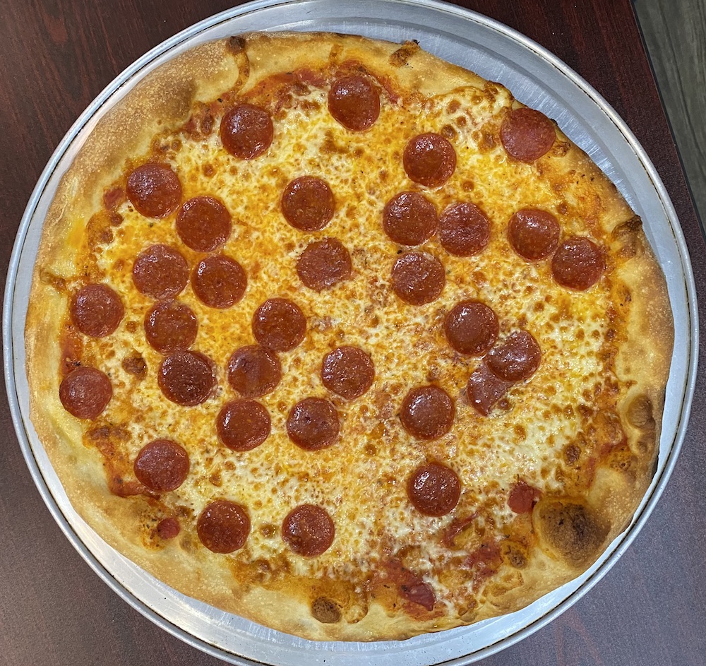 Order 18" XL Pepperoni Pizza food online from Heavenly Crust Pizza store, North Richland Hills on bringmethat.com
