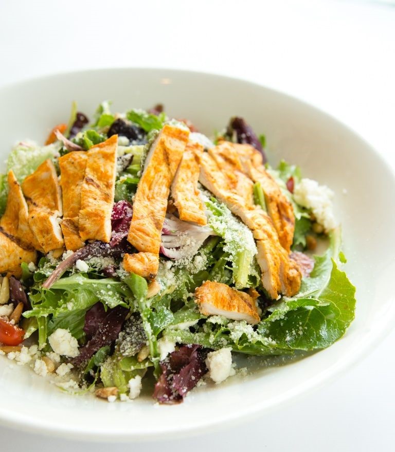 Order Grilled Chicken Salad food online from Portobello Grill store, Redwood City on bringmethat.com