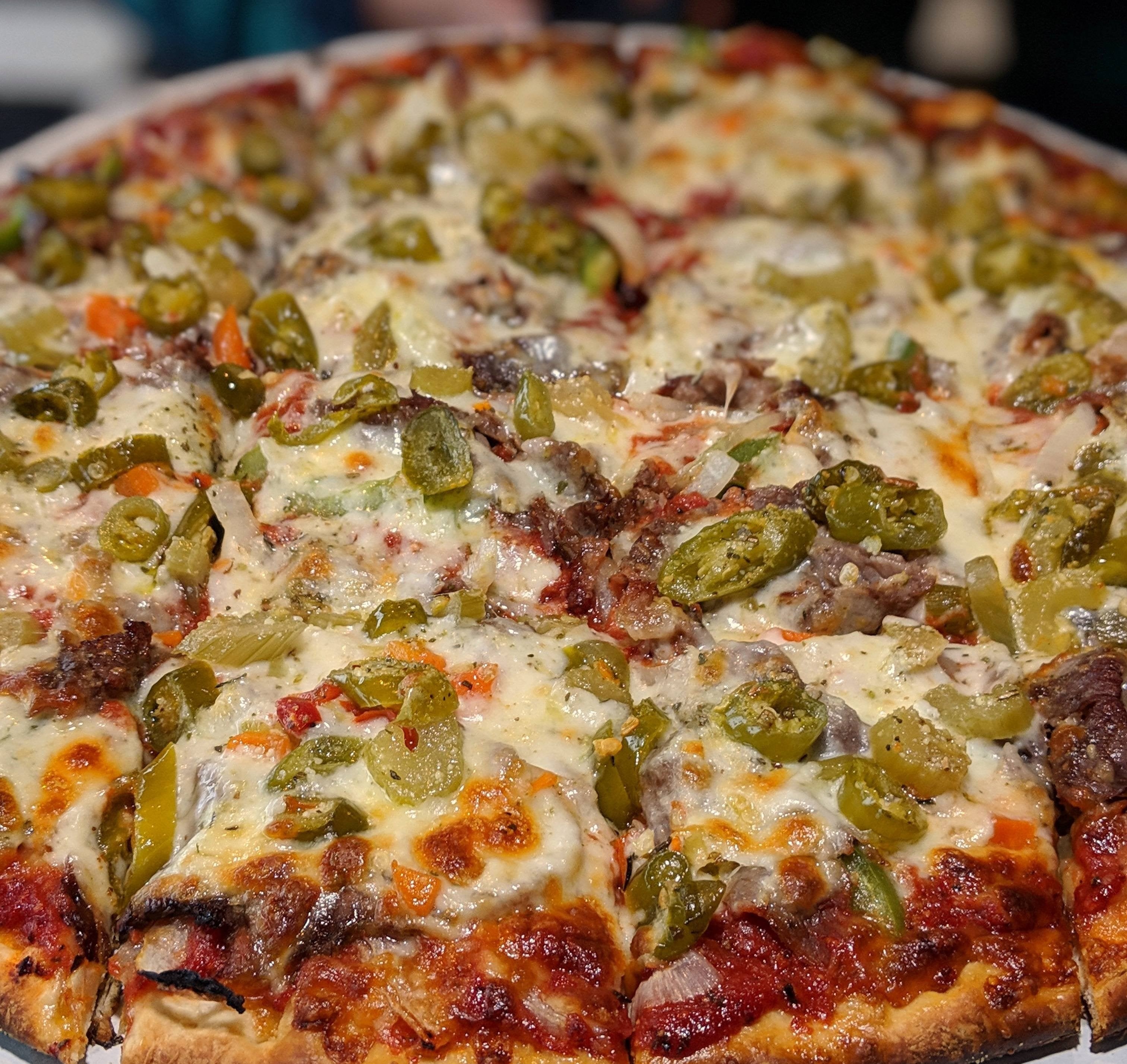 Order The Bull and Bear Pizza food online from Salerno Pizzeria & R.Bar store, Western Springs on bringmethat.com
