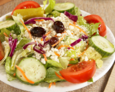 Order Side Greek Salad food online from Greek Fiesta store, Cary on bringmethat.com