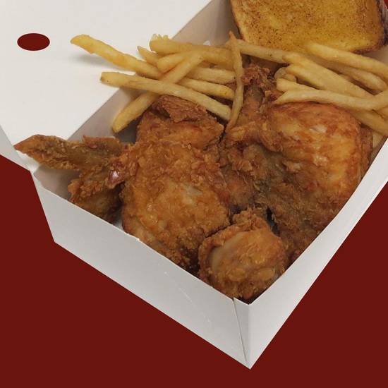 Order 4 pc Pop Fried Chicken-Mixed food online from Lucky Wishbone store, Tucson on bringmethat.com