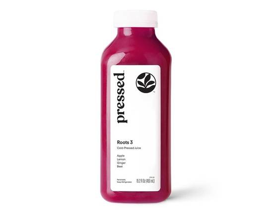 Order Roots 3 | Apple Ginger Beet Juice food online from Pressed store, Montecito on bringmethat.com
