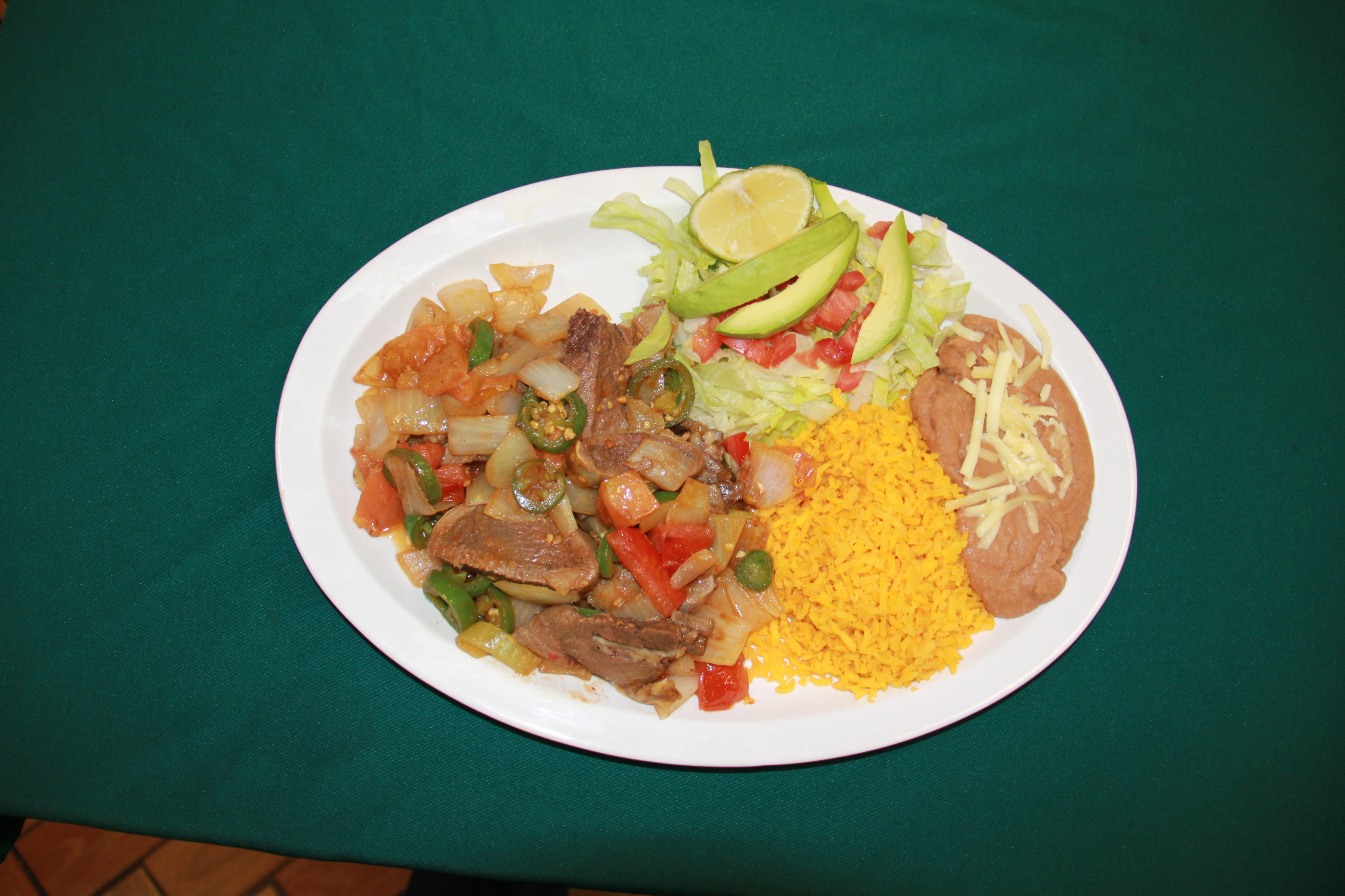 Order Beef Tongue ala Mexicana Dinner food online from Clark El Ranchito store, Chicago on bringmethat.com